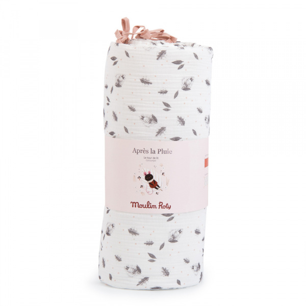 Tour de lit après la pluie - crème Moulin roty