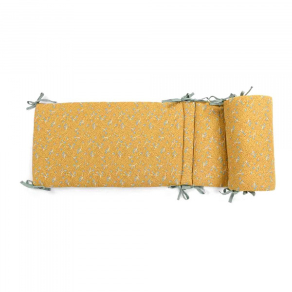 Tour de lit trois petits lapins - ocre Moulin roty