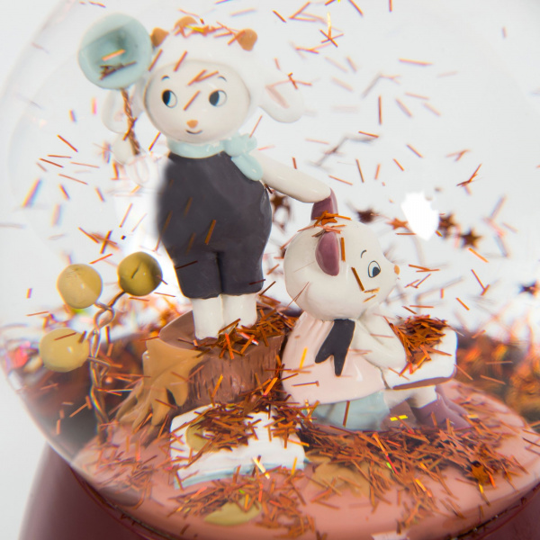 Boule à neige musicale après la pluie Moulin roty