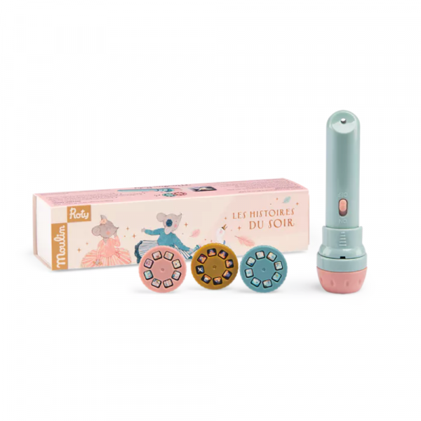 Lampe à histoires croque-bisous Moulin roty