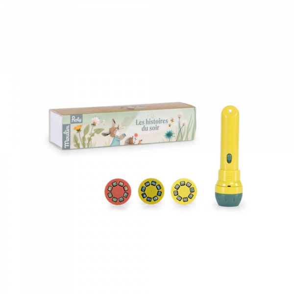 Lampe à histoires trois petits lapins Moulin roty