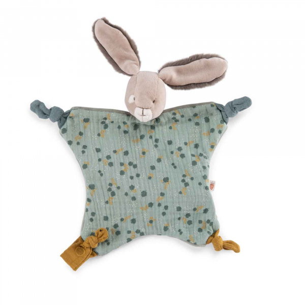 Doudou lapin trois petits lapins - sauge Moulin roty