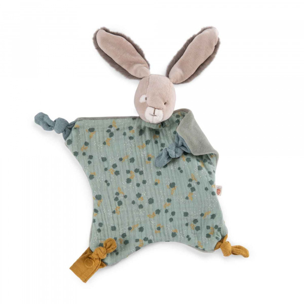 Doudou lapin trois petits lapins - sauge Moulin roty