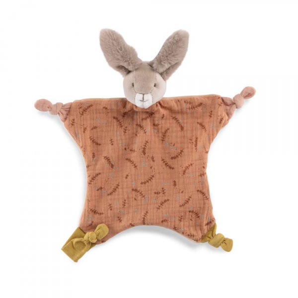 Doudou lapin trois petits lapins - argile Moulin roty