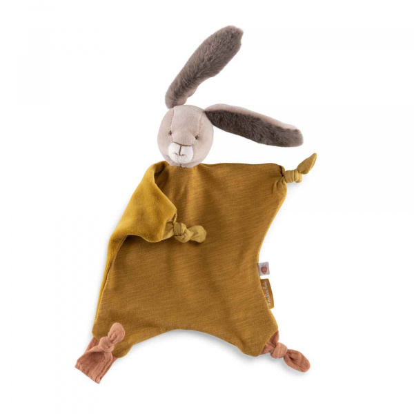 Doudou lapin trois petits lapins - ocre Moulin roty