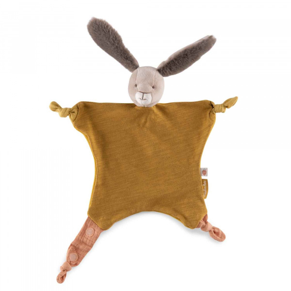 Doudou lapin trois petits lapins - ocre Moulin roty