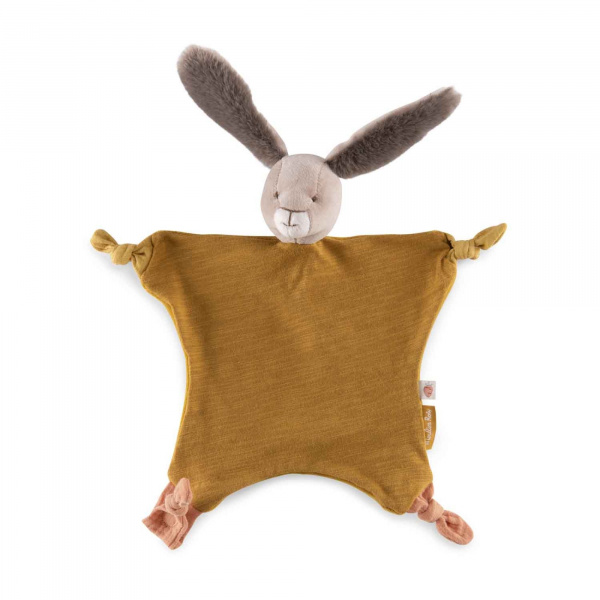 Doudou lapin trois petits lapins - ocre Moulin roty