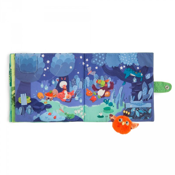 Grand livre d'éveil en tissu les aventures de paulie Moulin roty