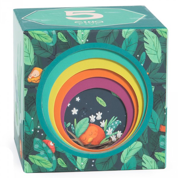 Cubes à empiler dans la jungle Moulin roty