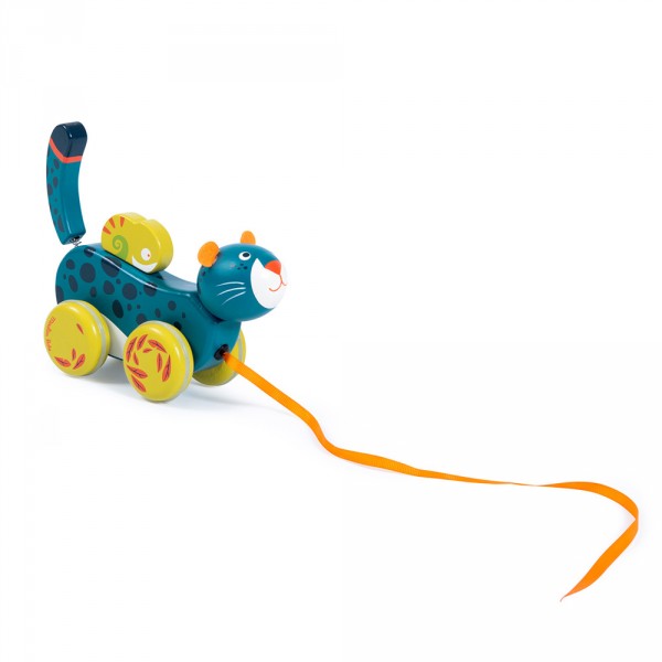 Jouet à tirer - dans la jungle Moulin roty