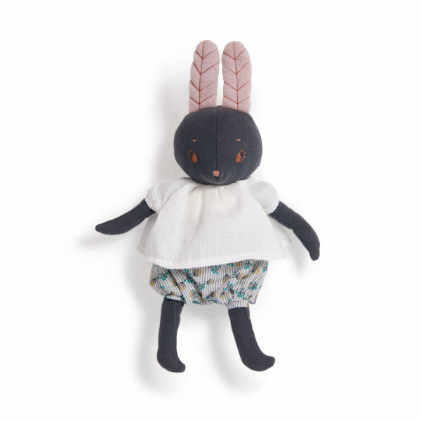 Poupée après la pluie - lapin lune Moulin roty
