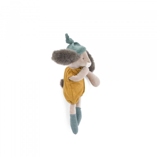 Peluche lapin 32 cm trois petits lapins - sauge Moulin roty