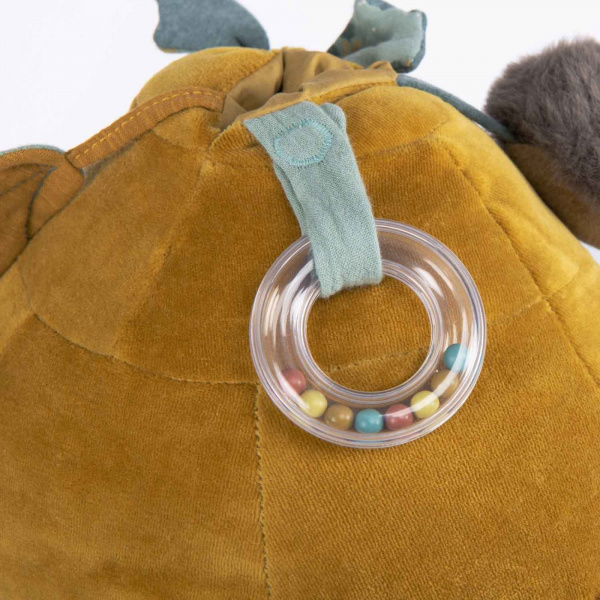 Peluche d'activités géante trois petits lapins - tortue Moulin roty