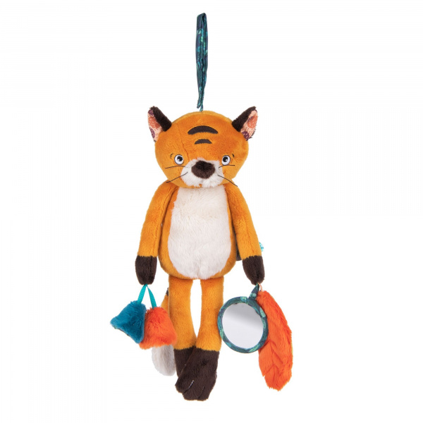 Peluche d'activités à suspendre dans la jungle - tigre Moulin roty