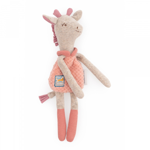 Peluche hochet sous mon baobab - girafe Moulin roty