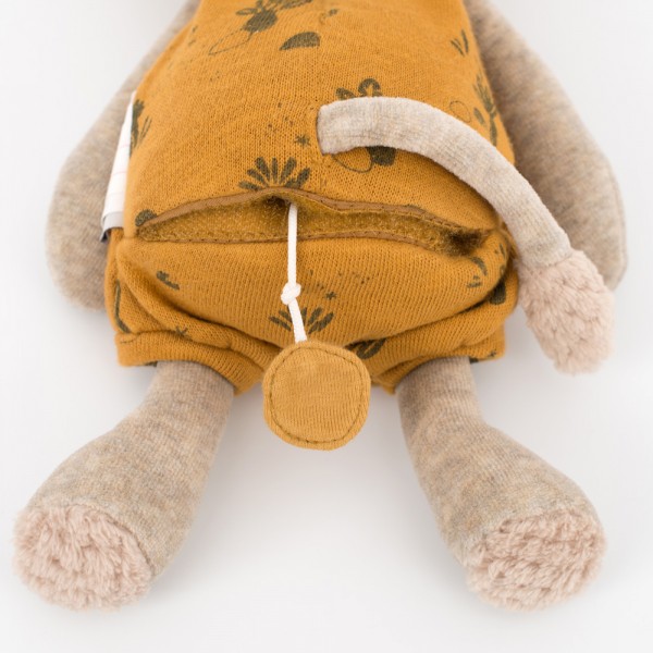 Peluche musicale trois petits lapins - hérisson Moulin roty