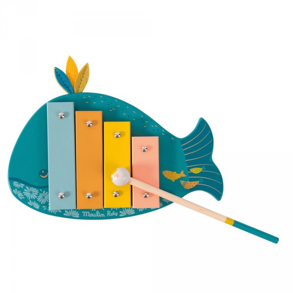 Xylophone le voyage d'olga - baleine Moulin roty