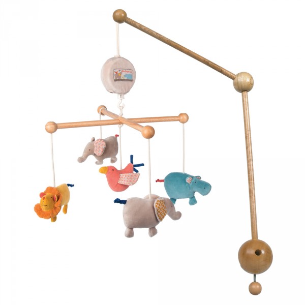 Mobile musical les papoum de Moulin roty en vente chez CDM Mobile musical les papoum de Moulin roty en vente chez CDM