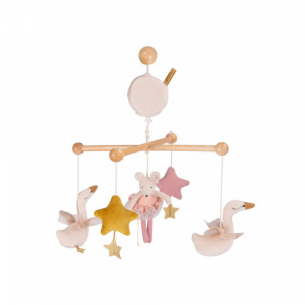 Mobile musical après la pluie Moulin roty