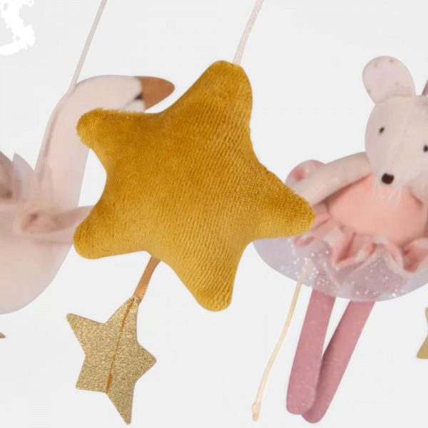 Mobile musical après la pluie Moulin roty