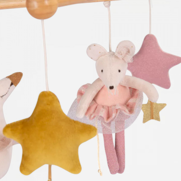 Mobile musical après la pluie Moulin roty