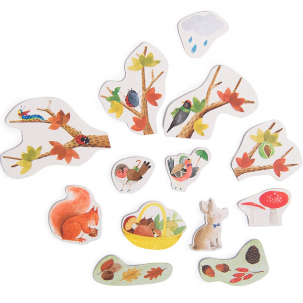 Calendrier magnétique des saisons le jardin du moulin Moulin roty