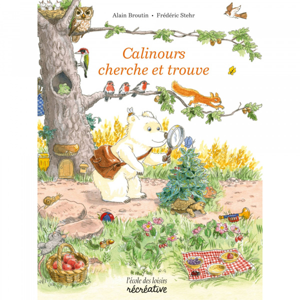 Livre calinours - cherche et trouve Moulin roty