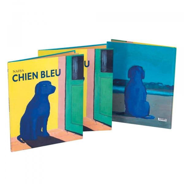 Livre chien bleu de nadja Moulin roty