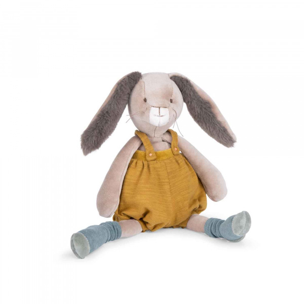 Peluche lapin 40cm trois petits lapins - ocre Moulin roty