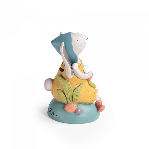 Tirelire enfant trois petits lapins - lapin Moulin roty