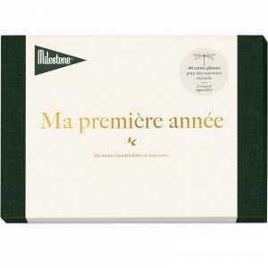 Cartes étapes bébé ma première année collection luxe abc Milestone