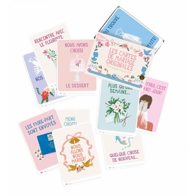 Cartes photos souvenirs mariage