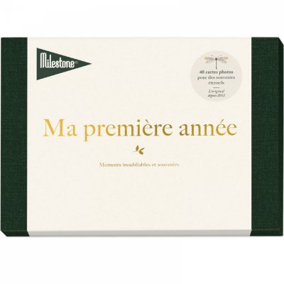 Cartes étapes bébé ma première année collection luxe abc