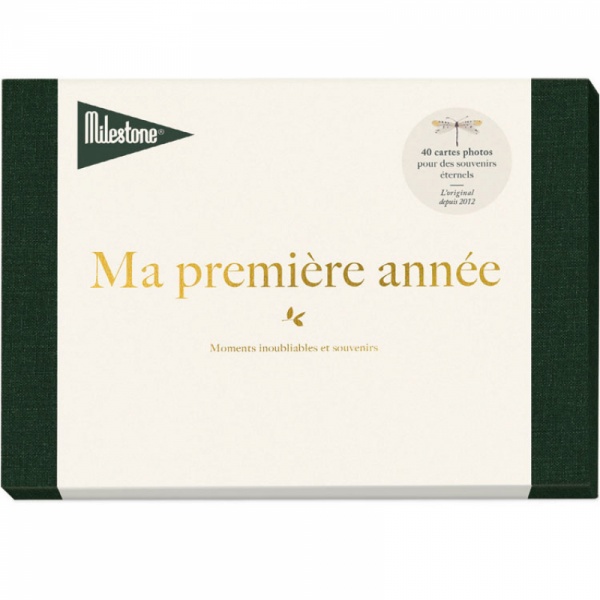 Cartes étapes bébé ma première année collection luxe abc Milestone