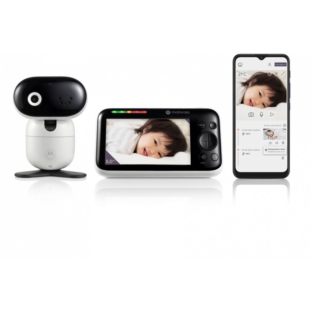 Babyphone Zen Connect Caméra Full Hd 1080p Talkie-walkie Gris - Ecoute bébé  - Babyphone BUT