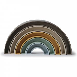 Tour à empiler arc-en-ciel - hillside Mushie