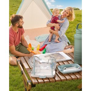 Set de brosses de nettoyage pour biberons avec égouttoir de voyage Momcozy