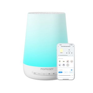 Veilleuse à bruits blanc bébé connectée Momcozy