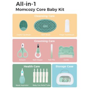 Kit de soins bébé complet naissance Momcozy