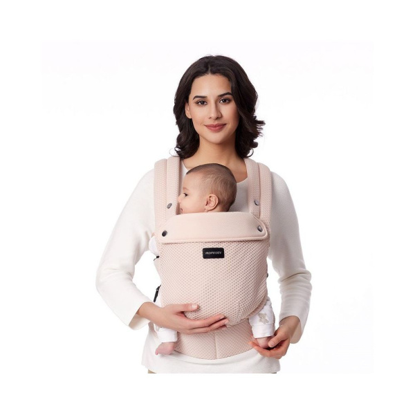 Porte bébé physiologique air mesh pink Momcozy