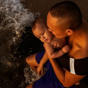 Écharpe de portage aquatique aquabulle taille xl noir Neobulle