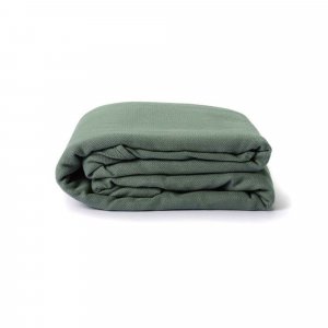 Echarpe de portage tissée vert eucalyptus Neobulle
