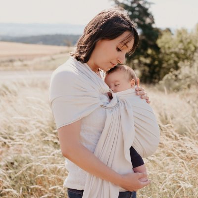 Echarpe de portage sans nœud my sling ecru