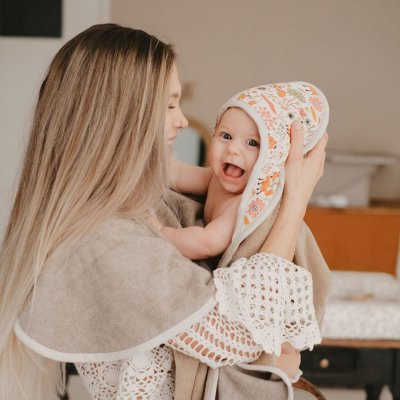 Cape de bain tablier forêt enchantée