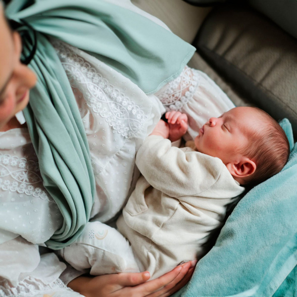 Echarpe de portage sans nœud my sling tilleul Neobulle