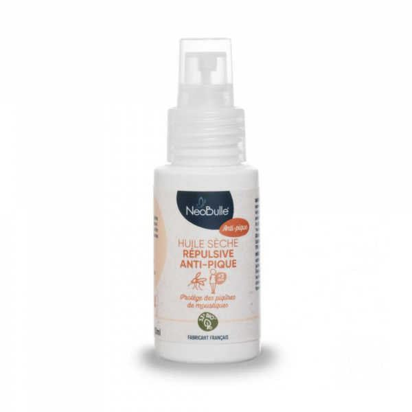 Huile sèche répulsive anti-pique 50ml Neobulle