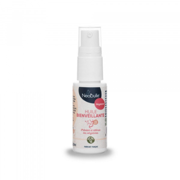 Huile de massage bienveillante vergetures 20ml Neobulle