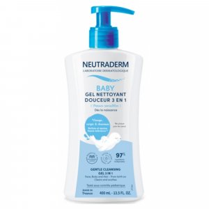 Gel nettoyant douceur 3 en 1 - 400 ml Neutraderm