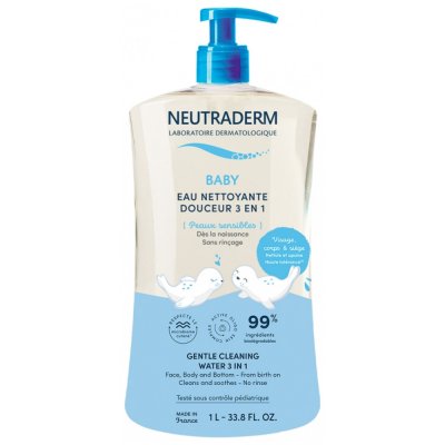 Eau nettoyante douceur 3 en 1 - 1l