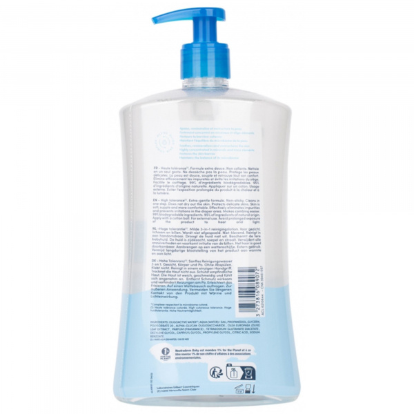 Eau nettoyante douceur 3 en 1 - 1l Neutraderm